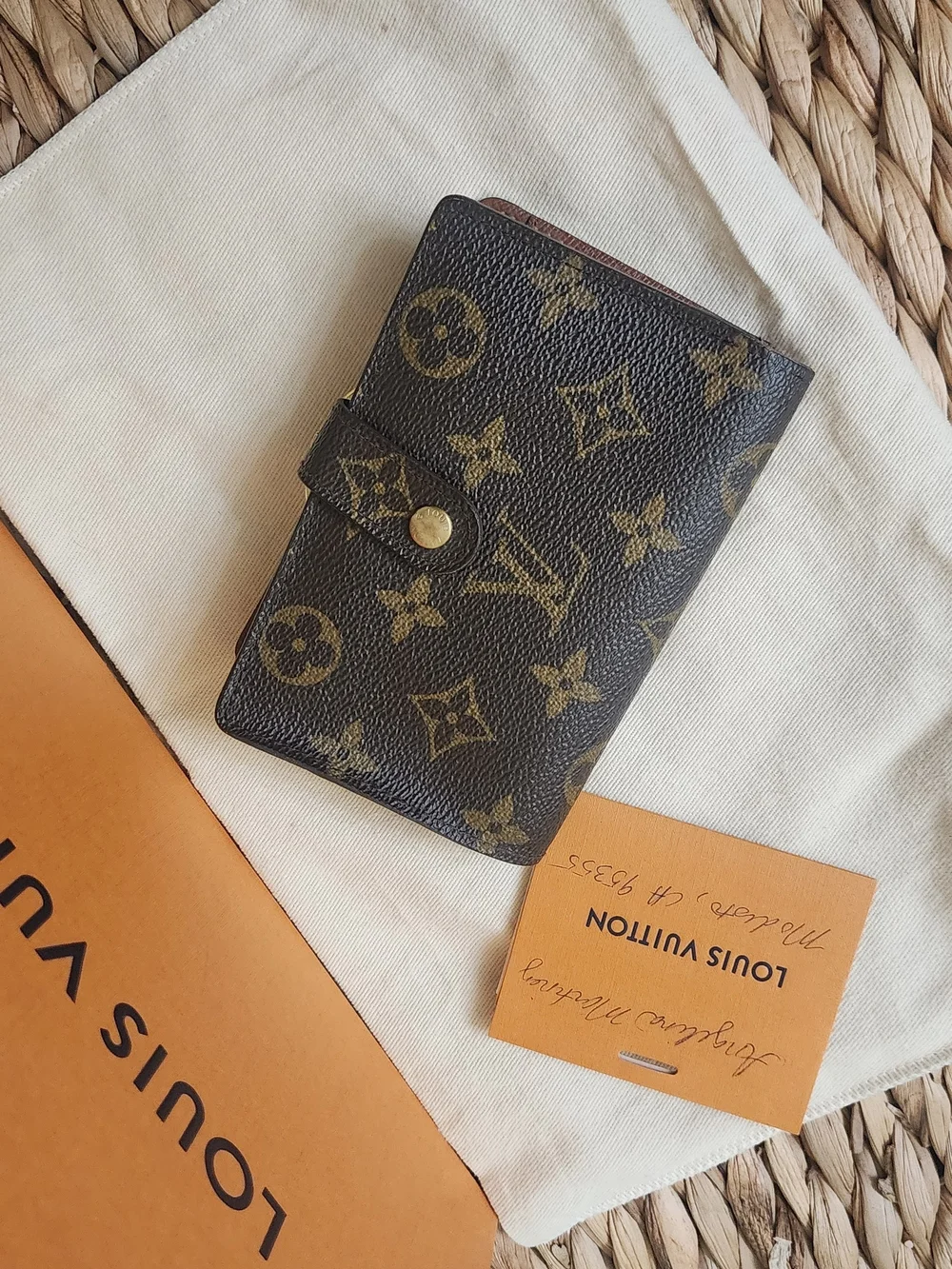 Louis Vuitton Monogram Small Wallet in Brown